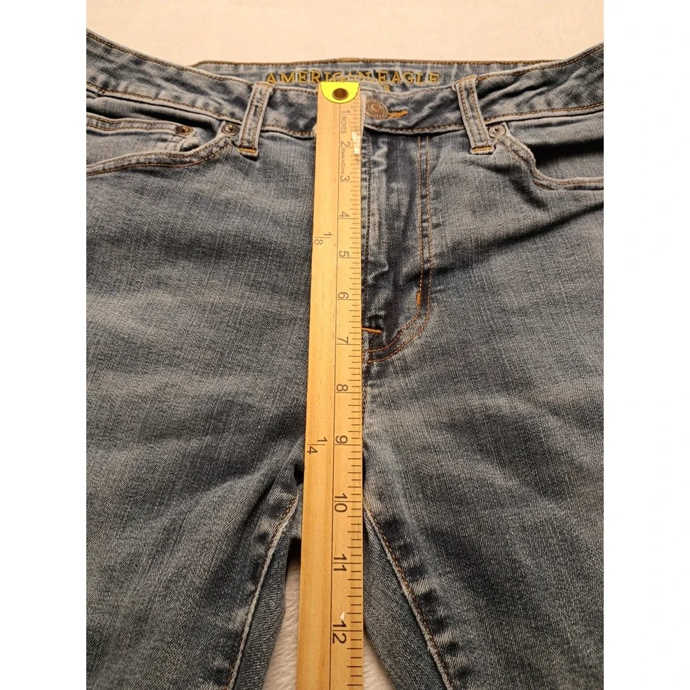 American Eagle Extreme Flex Slim Straight Jeans Men's 33x30 Blue Denim 5 Pocket